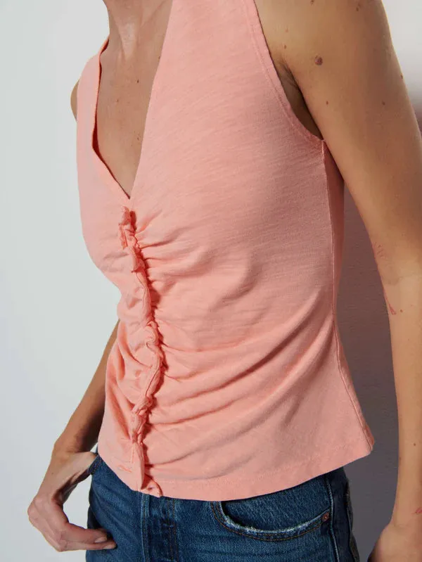 Cassie Tank ~ Peach Amber