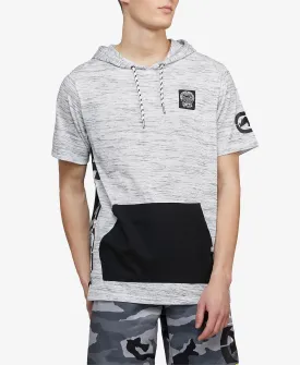 Ecko Unltd Men's Short Sleeve Car Side Hoodie, White