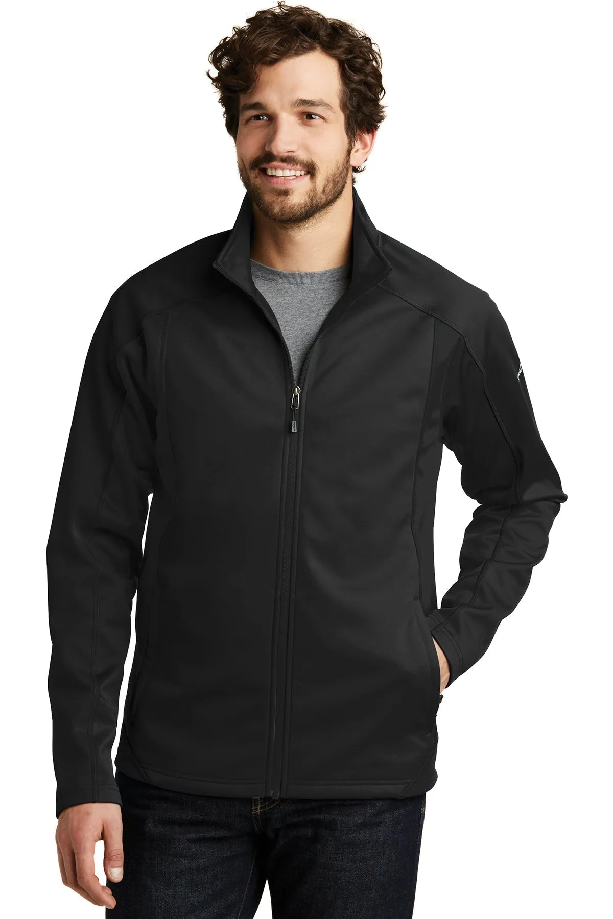 Eddie Bauer Trail Custom Soft Shell Jackets, Black