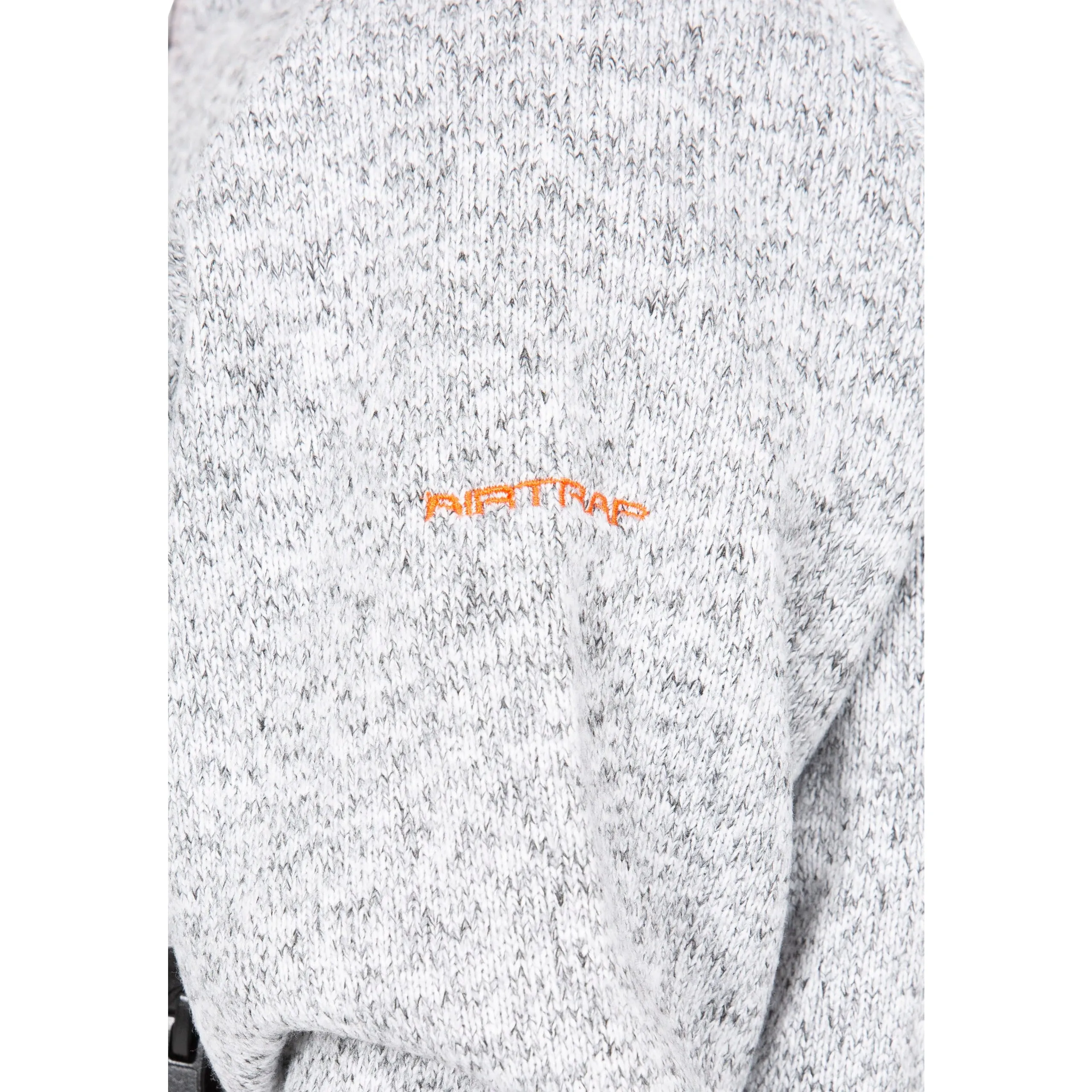 Mario Boys Full Zip Fleece Jacket - Grey Marl