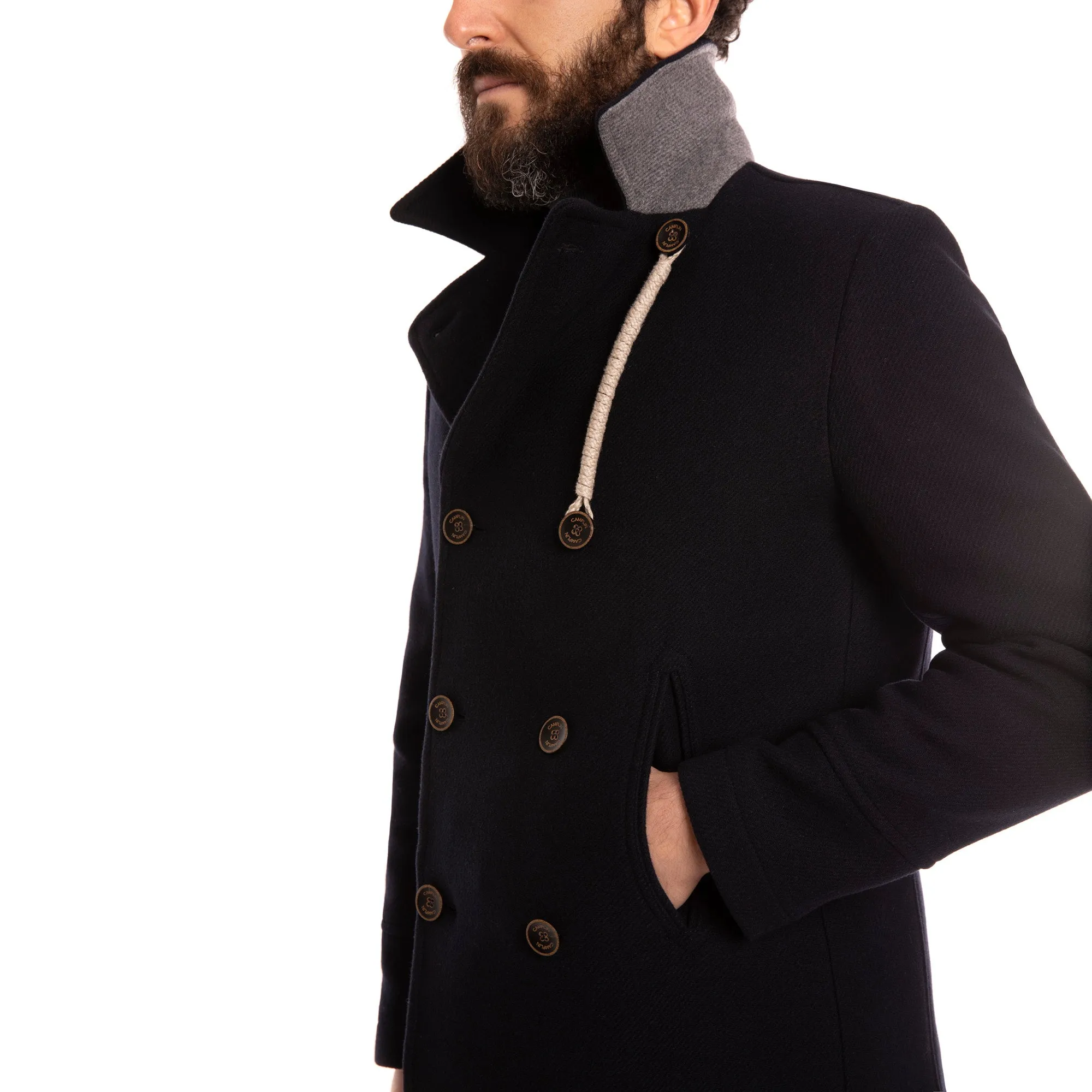 Peacoat Island Wool (BNS) -Navy