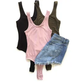 Ribbed Tank Bodysuit