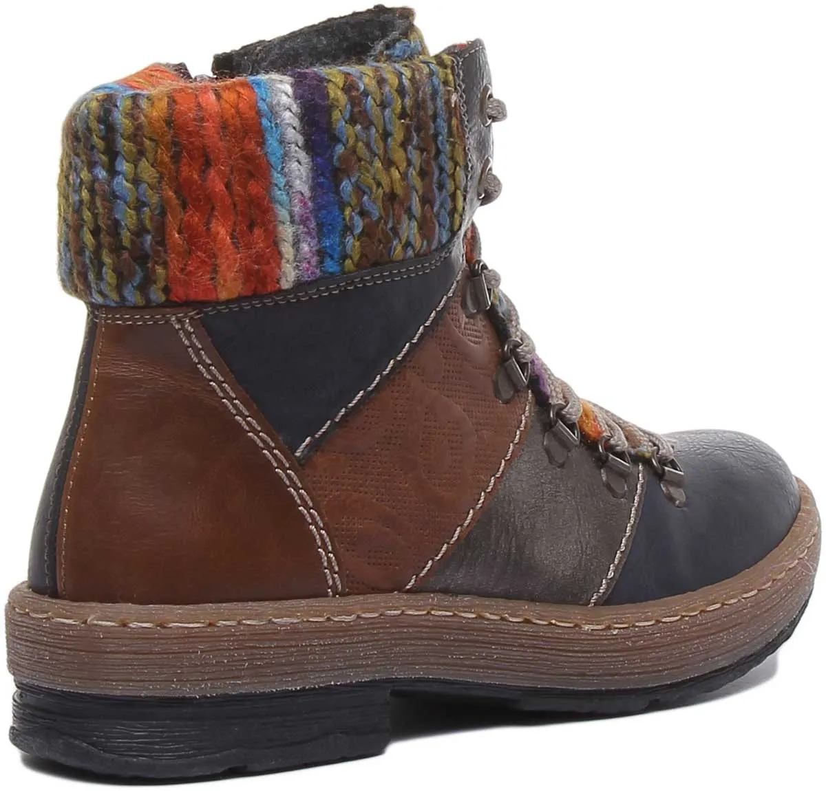 Rieker Z6744 In Blue Multi