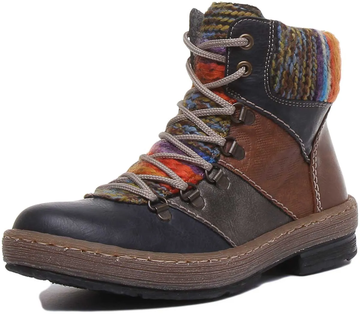 Rieker Z6744 In Blue Multi