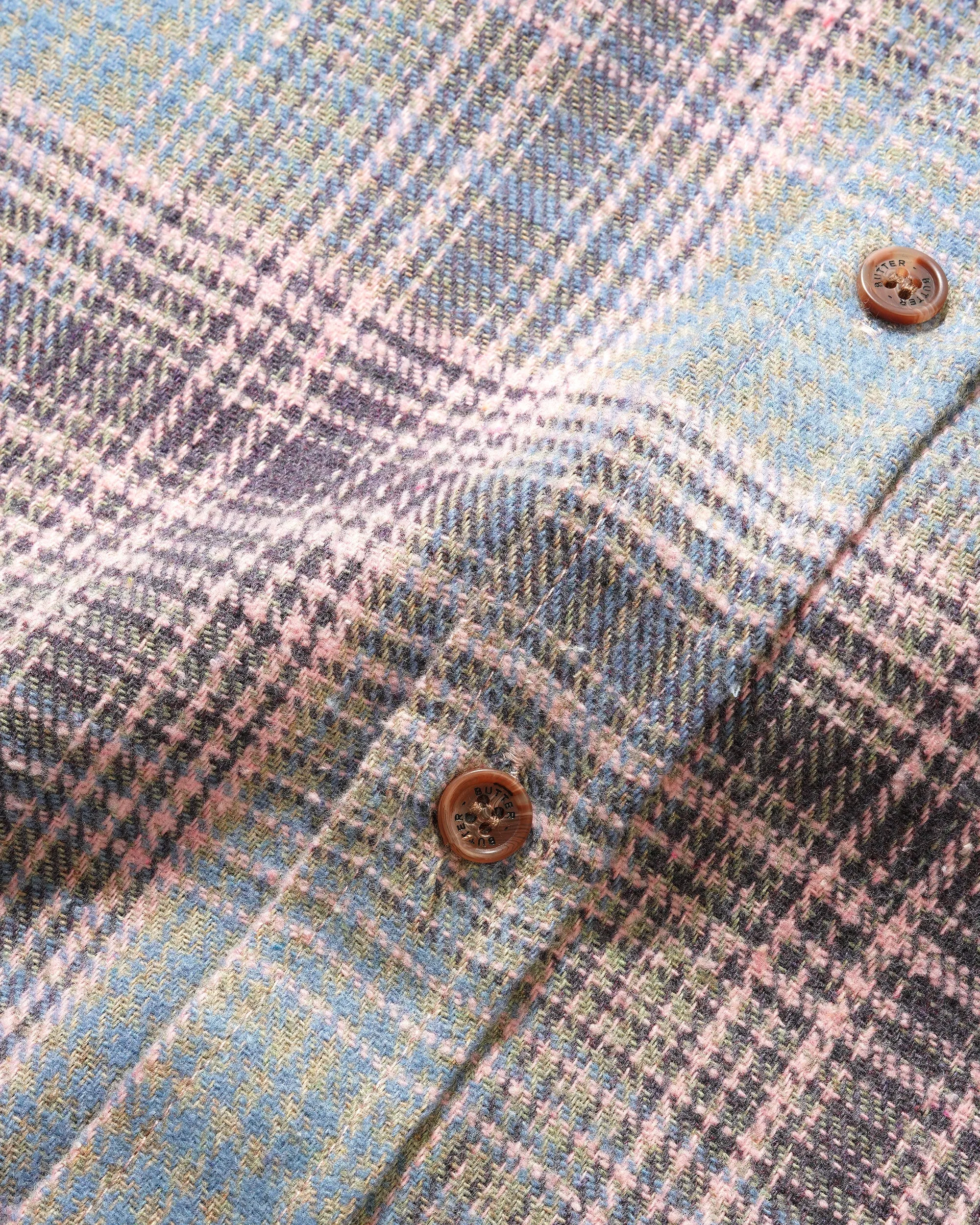 Rodent Flannel Shirt, Pink / Grey